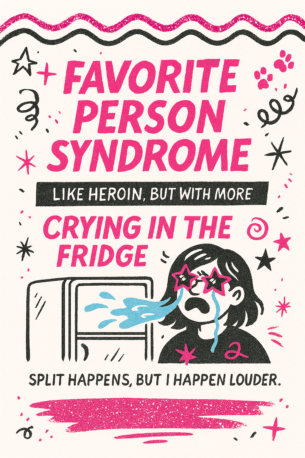 Favorite Person Syndrome: Like Heroin, But With More Crying in the Fridge