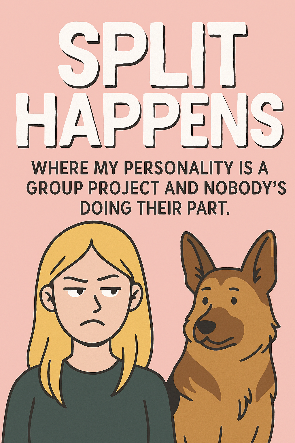 A snarky, casual graphic introducing you to my particular brand of snarky authenticity as I fight the emotional gremlins of day to day life